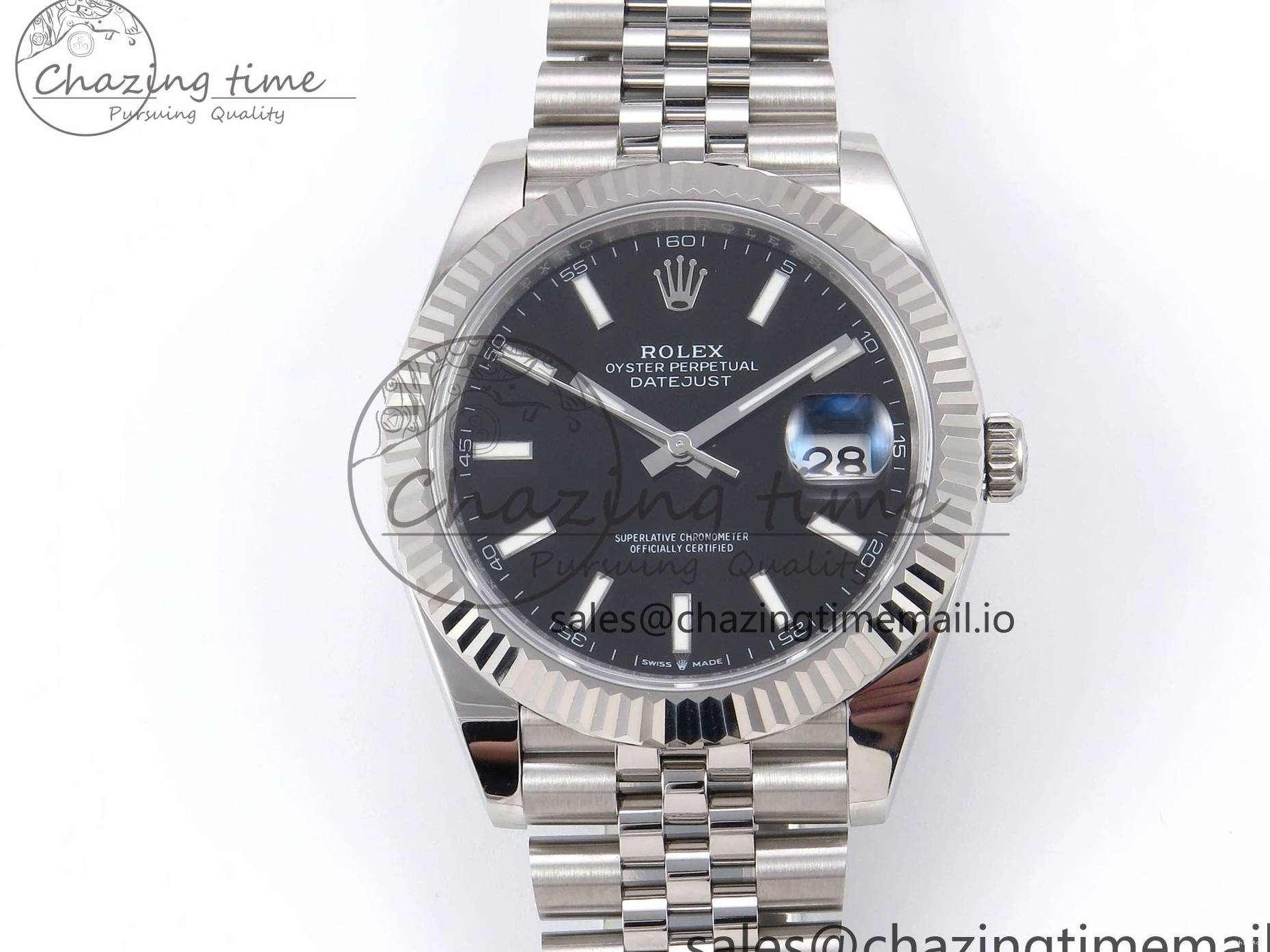 Stick DateJust Bracelet 41 Edition EWEF 126334 Best A3235 on Dial Jubilee Black 0515